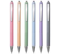 Mr. Pen - Bolígrafos retráctiles para diario bíblico, paquete de 6, tinta de color, bolígrafo de escritura suave, sin manchas, agarre cómodo, ideal para diario bíblico, tomar notas, escribir y uso
