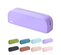 Mr. Pen - Bolsa de silicona, bolsa estética morada para lápices, pequeña bolsa de maquillaje