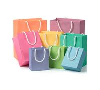 Mr. Pen - Bolsas de regalo de varios tamaños, 8 piezas, pequeñas/medianas/grandes, bolsas de regalo de papel con asas, bolsas de Pascua para regalos, bolsa de regalo de Navidad