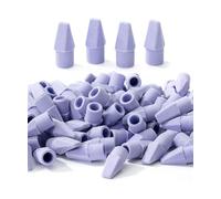Mr. Pen - Borradores para lápices, paquete de 120, morado, borradores para lápices, borradores de tapa de lápiz, borrador de lápiz