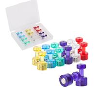 Mr. Pen - Chinchetas magn ticas (paquete de 12) - Imanes de colores surtidos para pizarra blanca - Imanes de colores - Imanes para pizarra - Chin