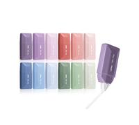 Mr. Pen - Cinta correctora a granel, 0.2 x 236 pulgadas, 12 piezas, colores pastel