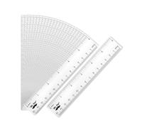 Mr. Pen Clear Ruler 6 pulgadas 24 Pack Metric & Imperial Kids School Regla de plstico transparente de regreso a los suministros de la escuela