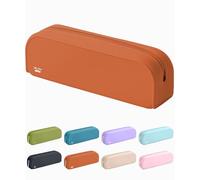 Mr. Pen - Estuche de silicona para lápices, color terracota, estuche estético