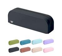 Mr. Pen - Estuche de silicona para lápices, estuche negro, estuche pequeño, estuche estético