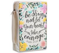 Mr. Pen Funda para La Biblia, Tema Bohemio, Diseño Floral con Cita Bíblica, para Mujer Y Niñas, Tamaño 7 X 10 X 2 Pulgadas, con Bolsillos Y Asa De Transporte