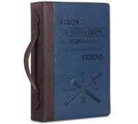 Mr. Pen - Fundas de piel sintética para hombres, 10.7 x 7.5 x 2.4 pulgadas, funda de la Biblia para hombres, bolsa de la Biblia, fundas de la Biblia, cubierta de la Biblia para hombre, fundas de la