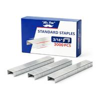 Mr. Pen - Grapas para grapadora, 3000 grapas, recambio de grapas de 3/16 pulgadas, capacidad de 29 hojas (26/6), grapas estándar para grapadora, grapas para grapadora de escritorio, recarga de grapas,