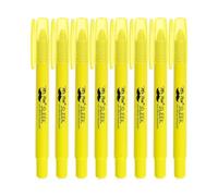 Mr. Pen - No Bleed Gel Bible Highlighters, Yellow, Pack of 8