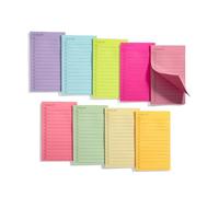 Mr. Pen - Notas adhesivas para lista de tareas, 3 x 5 pulgadas, 360 hojas, colores surtidos, bloc de notas de lista de tareas, notas adhesivas rayadas