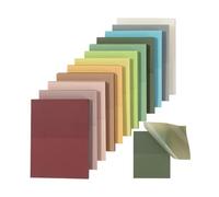 Mr. Pen - Notas adhesivas transparentes, 1.5 x 2, 600 hojas, colores vintage, notas adhesivas transparentes, notas adhesivas translúcidas, notas gruesas para diario bíblico