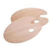 Mr. Pen Paleta de pintura de madera, 2 unidades, paleta de artista, paleta de pintura, paleta de pintura al óleo, paleta de pintura de madera, paleta de arte para pintura, paletas, paleta de