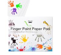 Mr. Pen Papel de pintura para dedos, 11 x 14 pulgadas, 22 hojas, papel de pintura para niños, papel de arte para niños, papel de pintura para niños, papel para pintar niños, papel de pintura para