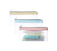 Mr. Pen- Penca Clear Pencil 3 Pack Correos Correos Bolsas Lpiz de lpiz Case de lpiz de bolsa transparente para nios Caja de maquillaje transparen