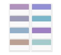 Mr. Pen - Pestañas adhesivas de índice, 240 unidades, pestañas adhesivas coloridas para cuadernos, marcadores de página, pestañas de página para carpetas, pestañas adhesivas para libros, pestañas