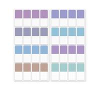 Mr. Pen - Pestañas adhesivas de índice de 0.5 x 1 pulgada, 480 piezas, perfectas para oficina, estudio y organización de la vida cotidiana