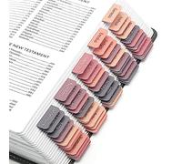 Mr. Pen - Pestañas de la Biblia, 75 pestañas, tonos de atardecer, vintage, pestañas laminadas de la Biblia para mujeres y hombres, pestañas de la Biblia para estudiar la Biblia, pestañas de índice de