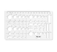 Mr. Pen - Plantilla de dibujo geom trico Plantilla de pl stico Plantillas de formas Plantillas geom tricas