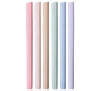 Mr. Pen - Resaltadores estéticos, paquete de 6, color pastel apagado, punta de cincel, resaltador bíblico sin sangrado, colores surtidos