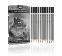 Mr. Pen- Sketch Pencils for Drawing 14 Pack Drawing Pencils Art Pencils Graphite Pencils Graphite Pencils for Drawing Art Pencils for