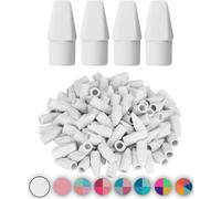Mr. Pen- White Pencil Top Brasers 120 PC Borrador de rayos para borradores de lpices para lpices Tops Brasa de cabeza de lpiz blanco Braso blanco