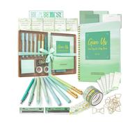 Mr. Penbible Journaling Kit para mujeres Forest Mist Color Tema Estudio Bblico Suministro de suministros de diario Regalo de Pascua