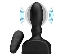 MR PLAY - NEGRO ENCHUFE ANAL INFLABLE CONTROL REMOTO