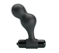 Mr. Play Plug Anal Vibrador de Silicona Negro 1ud