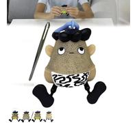 Mr Plucky Toy, Juguete para depilar el Pelo, Juguete para Tirar del Pelo, Juguetes para inquietos, tricotilomanía, Juguetes con Pinzas, Llavero para desplumar el Pelo de la Piel(D)