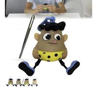 Mr Plucky Toy, Juguete para depilar el Pelo, Juguete para Tirar del Pelo, Juguetes para inquietos, tricotilomanía, Juguetes con Pinzas, Llavero para desplumar el Pelo de la Piel(C)