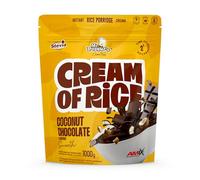 Mr. Popper’s® Cream of Rice 1000 g - Crema de arroz instantánea extrusionada, rica en carbohidratos y baja en grasa - Sabor Coco-Chocolate