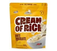 Mr. Popper’s® Cream of Rice 1000 g - Crema de arroz instantánea extrusionada, rica en carbohidratos y baja en grasa - Sabor Chocolate Blanco