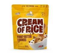 Mr. Popper’s® Cream of Rice 1000 g - Crema de arroz instantánea extrusionada, rica en carbohidratos y baja en grasa - Sabor Peanut-Butter & Cookies