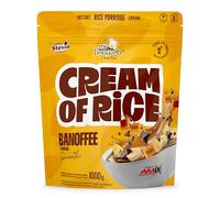 Mr. Popper’s® Cream of Rice 1000 g - Crema de arroz instantánea extrusionada, rica en carbohidratos y baja en grasa - Sabor Banoffee