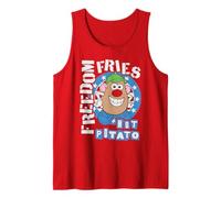 Mr. Potato Head 4th of July Freedom Fries Hot Potato Camiseta sin Mangas
