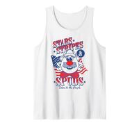 Mr. Potato Head 4th of July Stars Stripes & Spuds USA Flag Camiseta sin Mangas