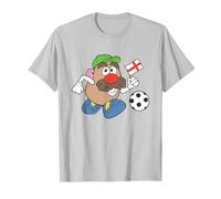 Mr Potato Head Copa Mundial de Fútbol Regate Camiseta, Hombre, Plata, M