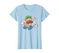 Mr Potato Head Copa Mundial de Fútbol Regate Camiseta, Mujer, Azul Bebé, 3XL