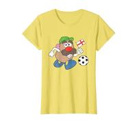Mr Potato Head Copa Mundial de Fútbol Regate Camiseta, Mujer, Limón, XXL