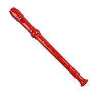 Mr.Power Estudiante soprano grabadora con barra de limpieza (rojo)