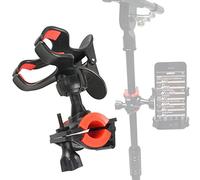 Mr.Power Micrófono universal Soporte para micrófono Soporte para teléfono Adecuado para teléfonos inteligentes iPhone Samsung (Soporte para teléfono)