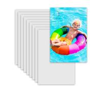 MR.R 10 piezas 4''x6'' sublimación en blanco tablero de metal de aluminio mate blanco puro foto en blanco placa de aluminio para impresión por transferencia de calor, 0,22 mm de grosor