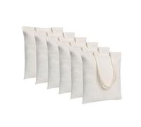 MR.R 6 bolsas de poliéster de la lona de los espacios en blanco de la sublimación de las PC para la impresión de la prensa del calor, 35x 40 cm, beige,