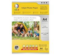 MR.R Inkjet - Papel fotográfico mate, 180 g/m², 210 x 297 mm, 50 hojas para impresoras HP Epson Canon