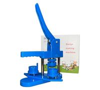 MR.R Insignia botón de la máquina 32 mm, fácil de hacer pines (azul)