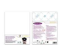 MR.R Papel de transferencia térmica imprimible por inyección de tinta y compatible con láser para camisetas oscuras, A4, 20 hojas por paquete