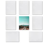 MR.R Paquete de 8 azulejos brillantes de 6 x 8 pulgadas para sublimación, marco de fotos personalizado para bodas, regalo de cumpleaños, decoración