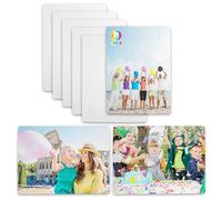 MR.R Rompecabezas cuadrado de 6 piezas de sublimación, rompecabezas blanco para la prensa de transferencia térmica por sublimación, 20 × 29 cm, 40 piezas/set