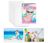 MR.R Sublimation Blanks 6 Set Square Jigsaw Puzzle A4 Size 120PCS White Jigsaw Puzzle en Blanco para sublimación Prensa de Transferencia de Calor, 7.5''x10.2