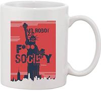 Mr Robot F Society Poster Fan Art Ceramic Mug bnft